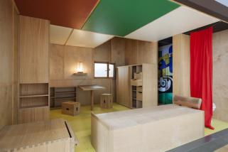 Intérieur du cabanon Le Corbusier à Roquebrune Saint Martin