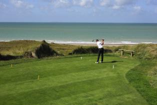 Golf de Granville dans la baie du Mont Saint Michel