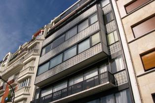 Façade del' immeuble Molitor Le Corbusier à Boulogne-Billancourt 