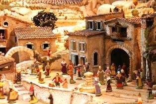 santons au musée des santons d'Aubaine