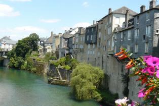 berges du gave d'Aspe à Oloron Sainte Marie